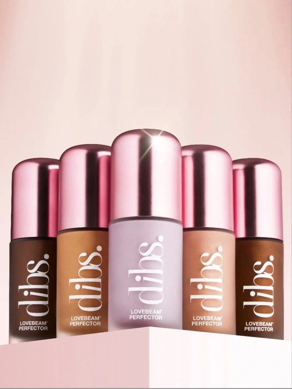 Dibs No 2 Loves Me, Loves Me Not Lovebeam Perfector- pinky peach, prime, soothe